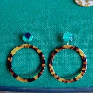 PRISM Tortoise Shell Acetate Earrings